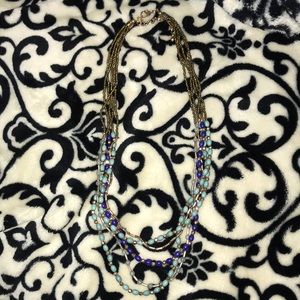 5 strand, beaded necklace